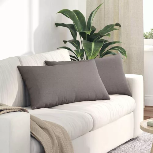 vidaXL Kanapé párnák 2 pcs Tópszínű 80 x 40 cm szövet