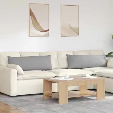 vidaXL Kanapé párnák 2 pcs Szürke 120 x 40 cm szövet