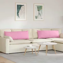   vidaXL Kanapé párnák 2 pcs Rózsaszín 120 x 40 cm szövet