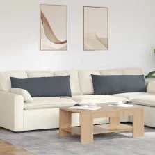   vidaXL Kanapé párnák 2 pcs Sötétszürke 120 x 40 cm Bársonyos szövet