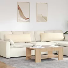  vidaXL Kanapé párnák 2 pcs Krém 120 x 40 cm Bársonyos szövet