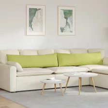   vidaXL Kanapé párnák 2 pcs Világos zöld 145 x 40 cm szövet