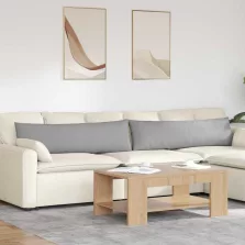 vidaXL Kanapé párnák 2 pcs Szürke 145 x 40 cm szövet