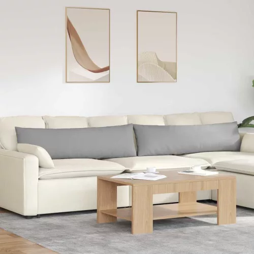 vidaXL Kanapé párnák 2 pcs Szürke 145 x 40 cm szövet