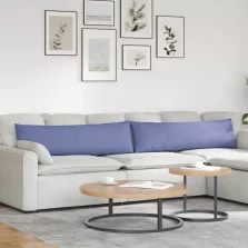 vidaXL Kanapé párnák 2 pcs Kék 145 x 40 cm szövet