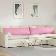   vidaXL Kanapé párnák 2 pcs Rózsaszín 145 x 40 cm szövet