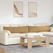   vidaXL Kanapé párnák 2 pcs Barna 145 x 40 cm Bársonyos szövet