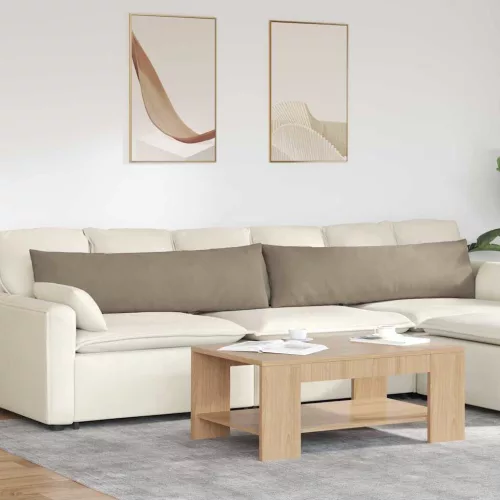 vidaXL Kanapé párnák 2 pcs Tópszínű 145 x 40 cm szövet