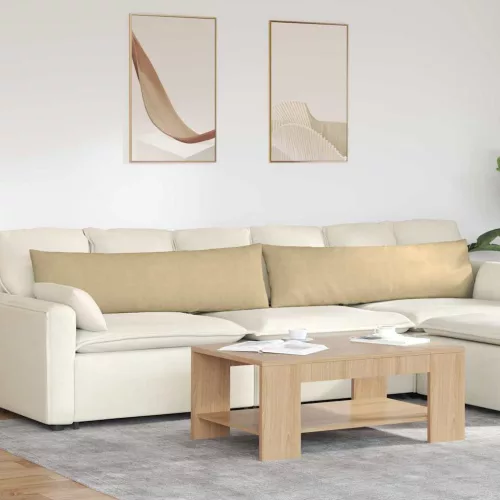 vidaXL Kanapé párnák 2 pcs Szürke zöld 145 x 40 cm Bársonyos szövet