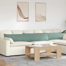   vidaXL Kanapé párnák 2 pcs Tengeri Zöld 200 x 40 cm Bársonyos szövet