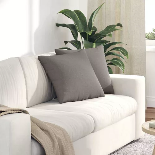 vidaXL Kanapé párnák 2 pcs Tópszínű 45 x 45 cm szövet
