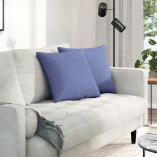 vidaXL Kanapé párnák 2 pcs Kék 45 x 45 cm szövet