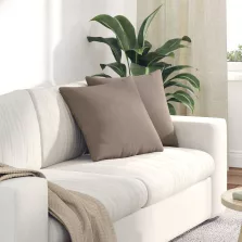 vidaXL Kanapé párnák 2 pcs Tópszínű 45 x 45 cm szövet