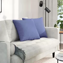 vidaXL Kanapé párnák 2 pcs Kék 50 x 50 cm szövet
