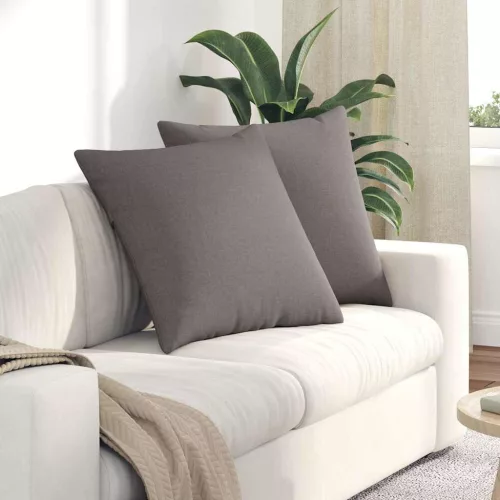 vidaXL Kanapé párnák 2 pcs Tópszínű 60 x 60 cm szövet