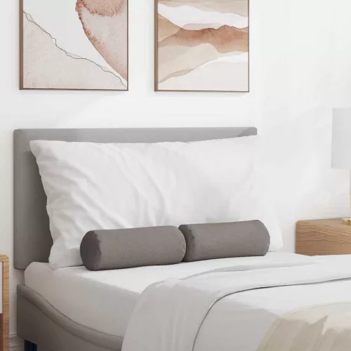 vidaXL Hengerpárnák 2 pcs Tópszínű Ø 15 x 40 cm szövet