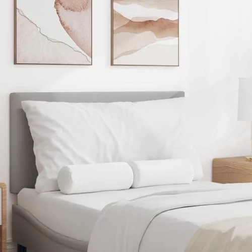 vidaXL Hengerpárnák 2 pcs Fehér Ø 15 x 40 cm szövet