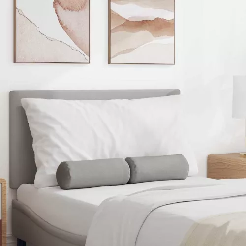 vidaXL Hengerpárnák 2 pcs Felhőszürke Ø 15 x 40 cm szövet