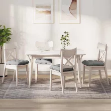   vidaXL Ülőpárnák 4 pcs Felhőszürke 40 x 40 x 12 cm szövet