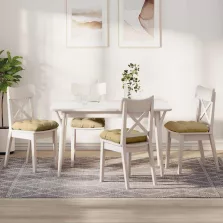   vidaXL Ülőpárnák 4 pcs Szürke zöld 40 x 40 cm Bársonyos szövet