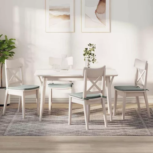 vidaXL Ülőpárnák 4 pcs Világosszürke 40 x 40 x 3 cm Bársony