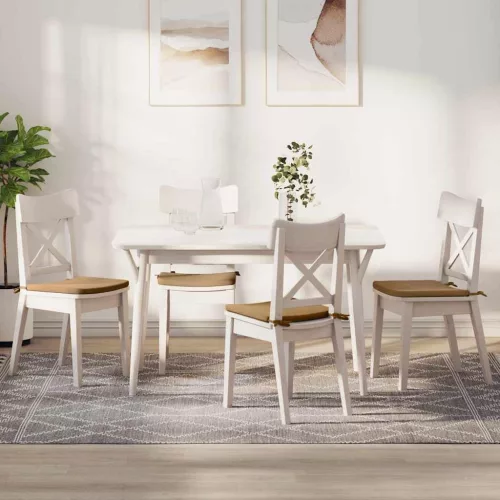 vidaXL Ülőpárnák 4 pcs Barna 40 x 40 x 3 cm Bársony