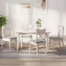   vidaXL Ülőpárnák 4 pcs Világosszürke 40 x 40 x 3 cm Mikroszálas Szövet