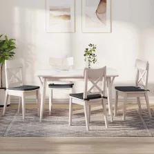   vidaXL Ülőpárnák 4 pcs Sötétszürke 40 x 40 x 3 cm Bársonyos szövet
