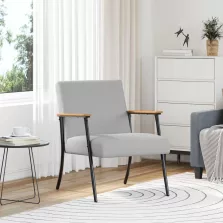 vidaXL karosszék Felhőszürke 59 x 75 x 78 cm szövet