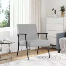 vidaXL karosszék Felhőszürke 59 x 75 x 78 cm szövet