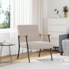 vidaXL karosszék Világosszürke 59 x 75 x 78 cm