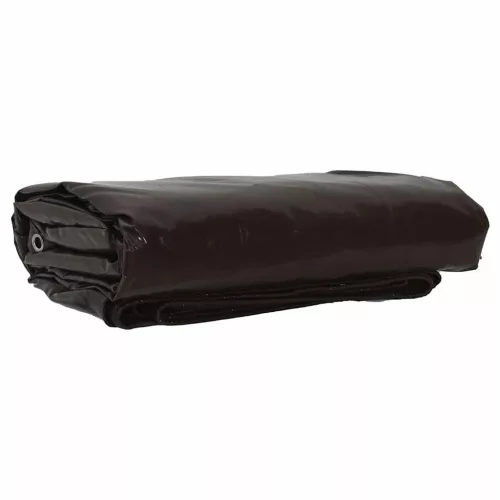 vidaXL Ponyva 650g / m² Barna 4 x 4 m Vászon PVC bevonattal