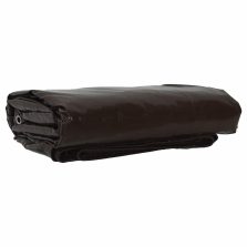   vidaXL Ponyva 650g / m² Barna 5 x 8 m Vászon PVC bevonattal