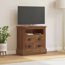   vidaXL Tárolószekrény fiókkal Természetes 60 x 30 x 60 cm Tömör Teakfa
