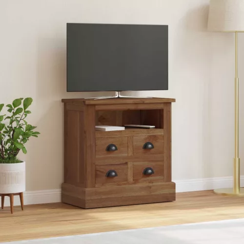 vidaXL Tárolószekrény fiókkal Természetes 60 x 30 x 60 cm Tömör Teakfa
