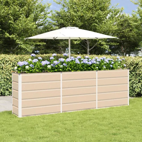 vidaXL Növénytartó Ívó 160 x 40 x 75 cm Acél