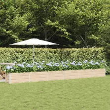   vidaXL Növénytartó Ívó 480 x 50 x 45 cm Horganyzott acél