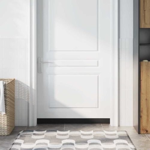 vidaXL Öntapadó ajtó kefe tömítések 6 pcs Fekete 100 cm