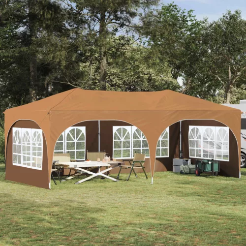 vidaXL Parti sátor Bézs 575 x 288 x 245 cm Oxford Szövet