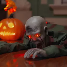   vidaXL Halloween Kúszó Zombi Zöld 112 x 25.5 x 21.5 cm Poliészter