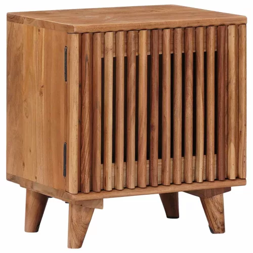 vidaXL Éjjeliszekrény Természetes 40 x 30 x 45 cm