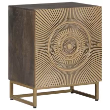 vidaXL Éjjeliszekrény Bronz 40 x 30 x 50 cm