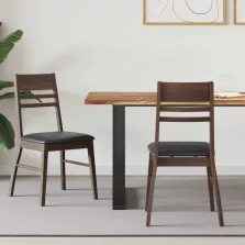   vidaXL Étkező Székek 2 pcs Világos Barna 43 x 54 x 89 cm Tömör Gumi Fa