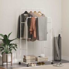 vidaXL Ruhafogó Egyszínű Fehér