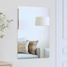 vidaXL Fali tükör Négyszögletes 70 x 50 cm edzett üveg
