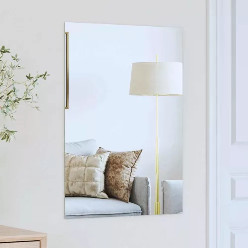 vidaXL Fali tükör Négyszögletes 70 x 50 cm edzett üveg