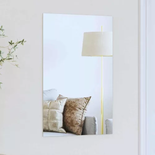 vidaXL Fali tükör Négyszögletes 40 x 60 cm edzett üveg