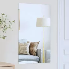 vidaXL Fali tükör Négyszögletes 50 x 80 cm edzett üveg