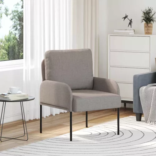 vidaXL Kanapék párnával 55cm Tópszínű Furnér