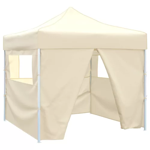 vidaXL Partysátor Krém 291 x 291 x 315 cm Oxford Szövet